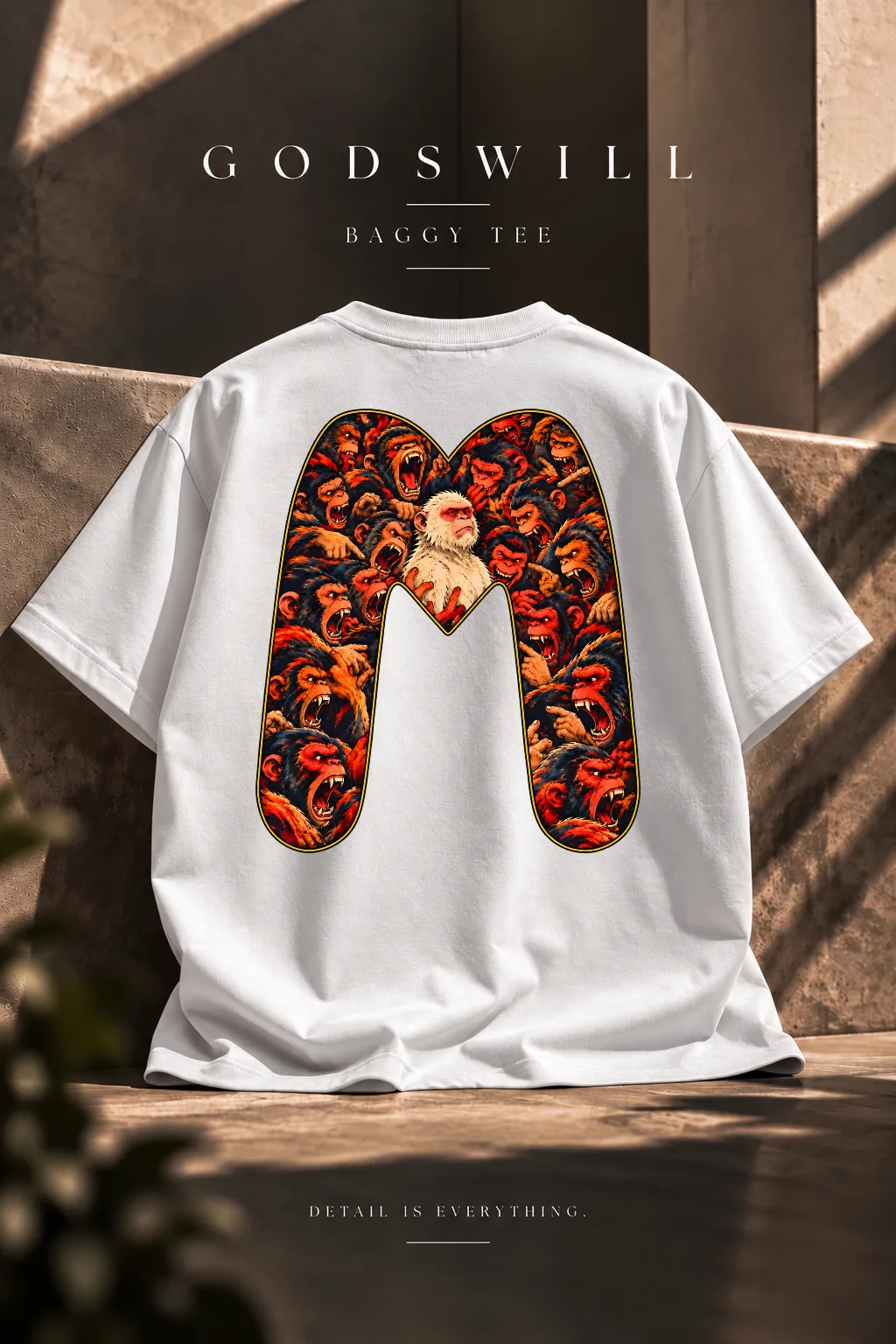 MONKEY MIND in White