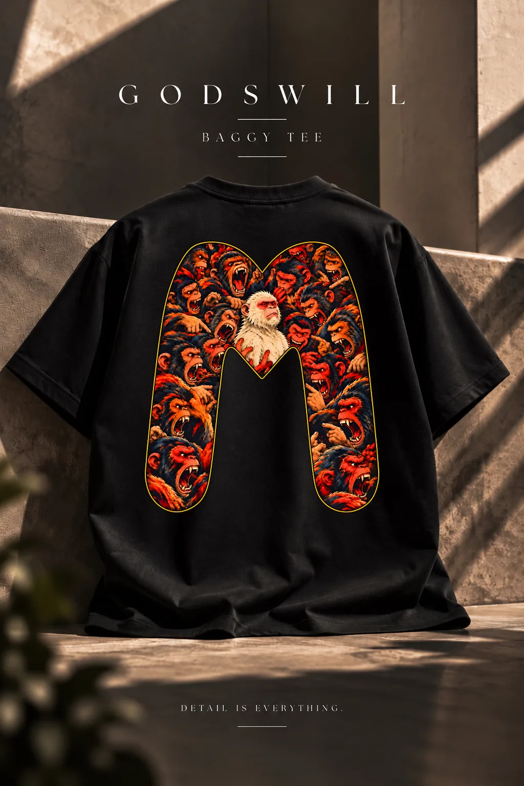 MONKEY MIND in Black