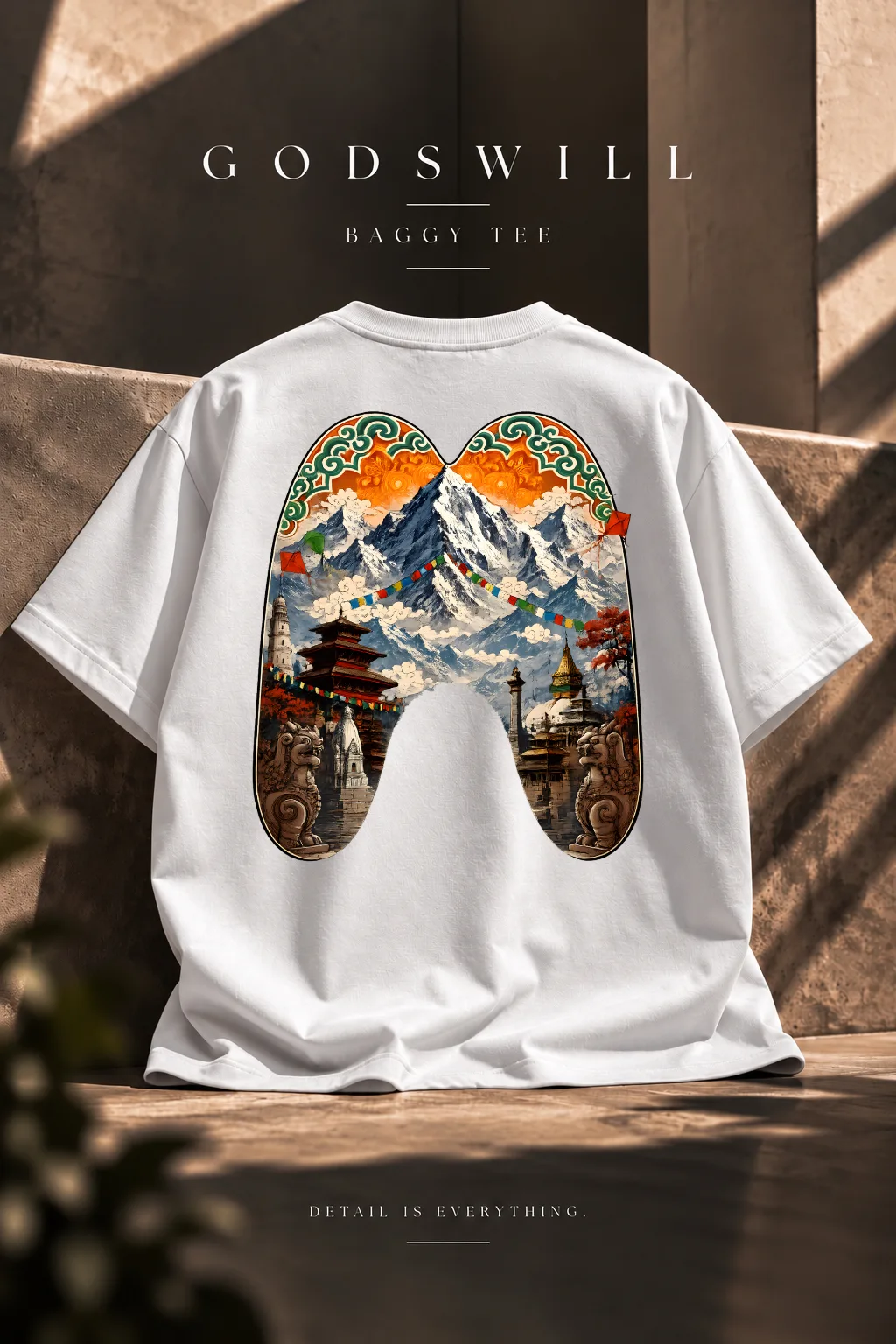 ROOF OF THE WORLD in White